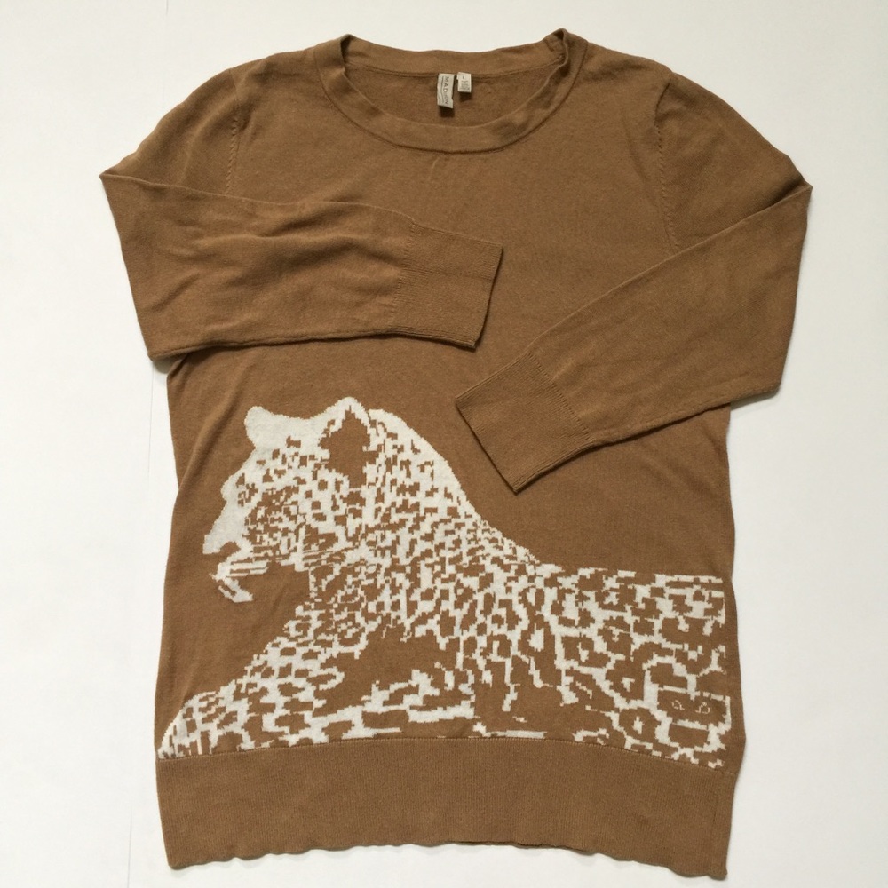 MADISON Cheetah Cotton Sweater